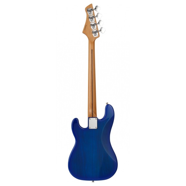 Tanglewood Northstar Pro 'NL6PBL' Electric Bass Guitar, Thru Blue - back