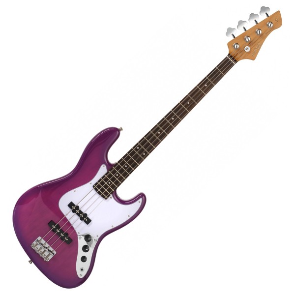 Tanglewood Northstar Pro 'NSP6JP' Electric Bass Guitar, Thru Purple
