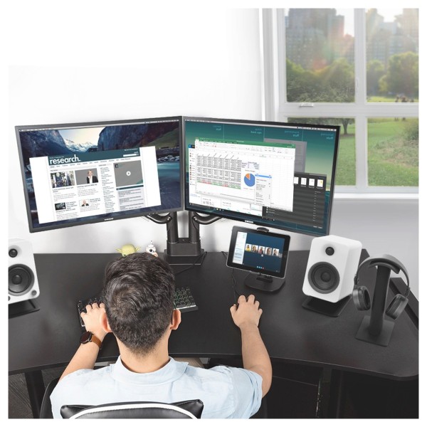 Kanto H2 Headphone Stand - Lifestyle 2