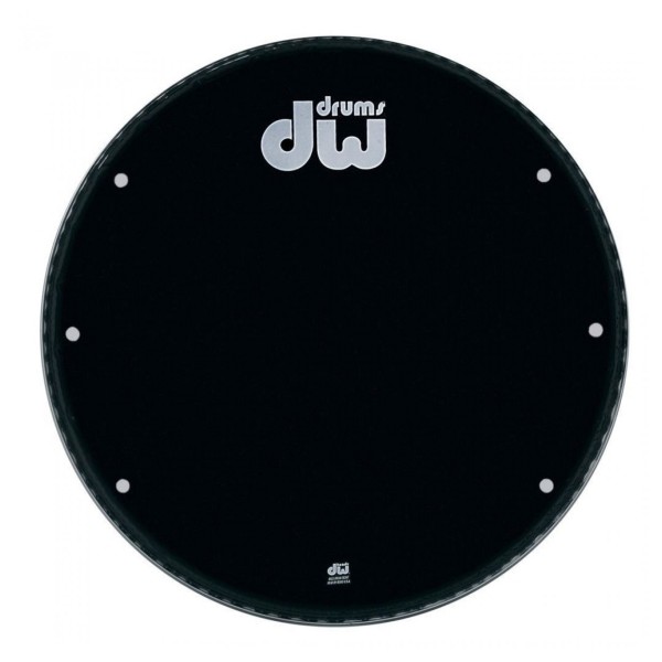 DW Bass drum head Ebony 22"