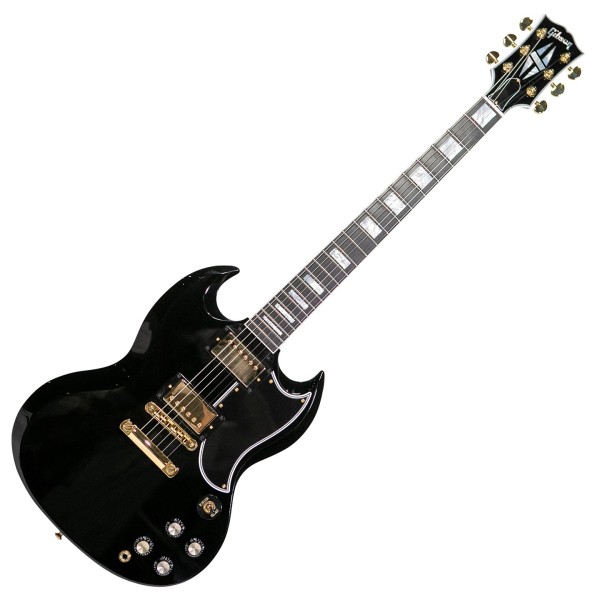 Gibson Custom SG Custom 2-Pickup, Ebony Fingerboard Gloss, Ebony #CS502200