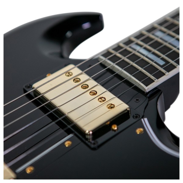Gibson Custom SG Custom 2-Pickup, Ebony Fingerboard Gloss, Ebony #CS502200 - neck pickup