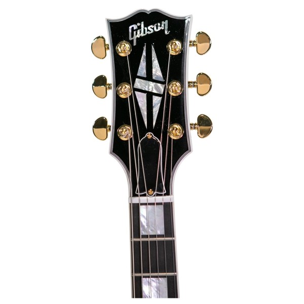 Gibson Custom SG Custom 2-Pickup, Ebony Fingerboard Gloss, Ebony #CS502200 - headstock