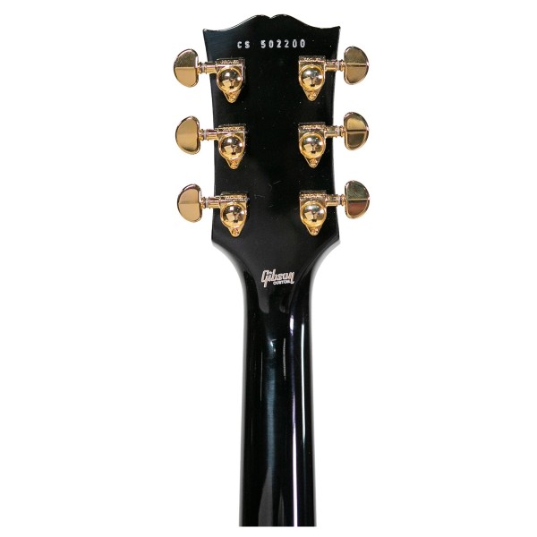 Gibson Custom SG Custom 2-Pickup, Ebony Fingerboard Gloss, Ebony #CS502200 - back of headstock