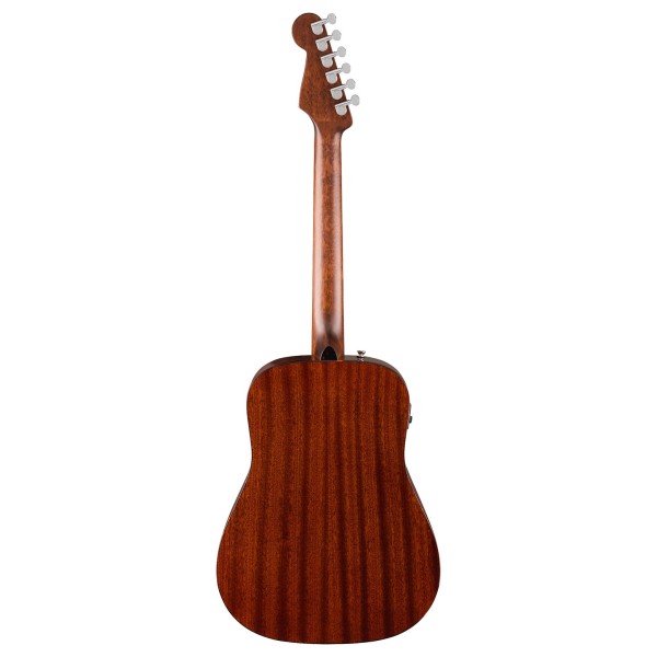 Fender California Deluxe Redondo Jr. E Mahogany, Natural - back