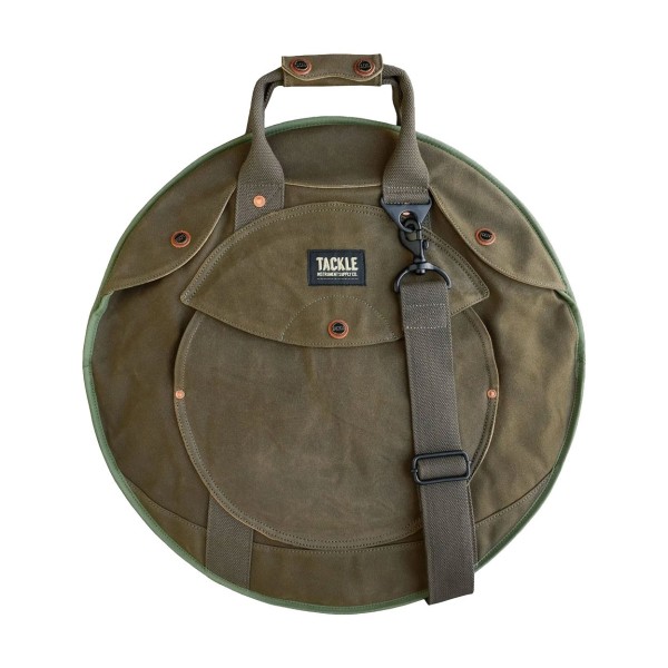 Tackle Zipperless 20" Olive Drab Canvas Cymbal Case