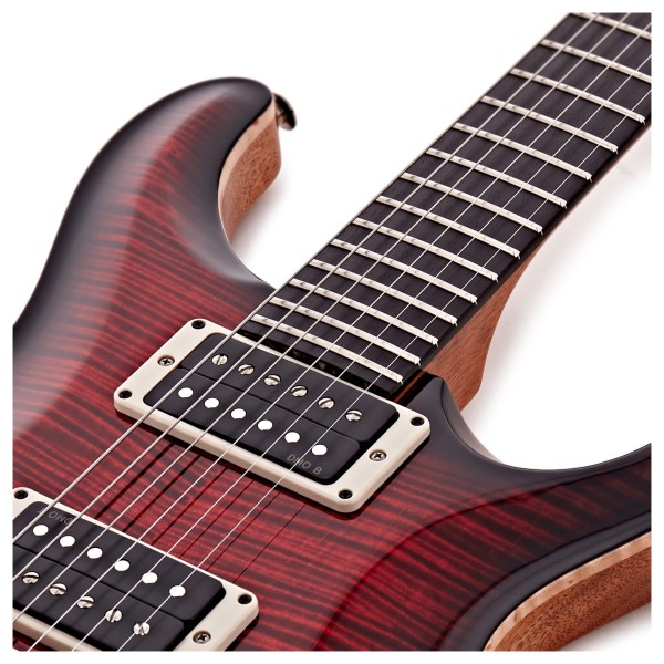 PRS Custom 24 'Birds of a Feather' Limited Edition, Blood Red - upper frets