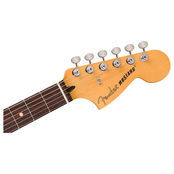 Fender Player II Mustang, Rosewood Fingerboard, Birch Green - Headstock, Front
