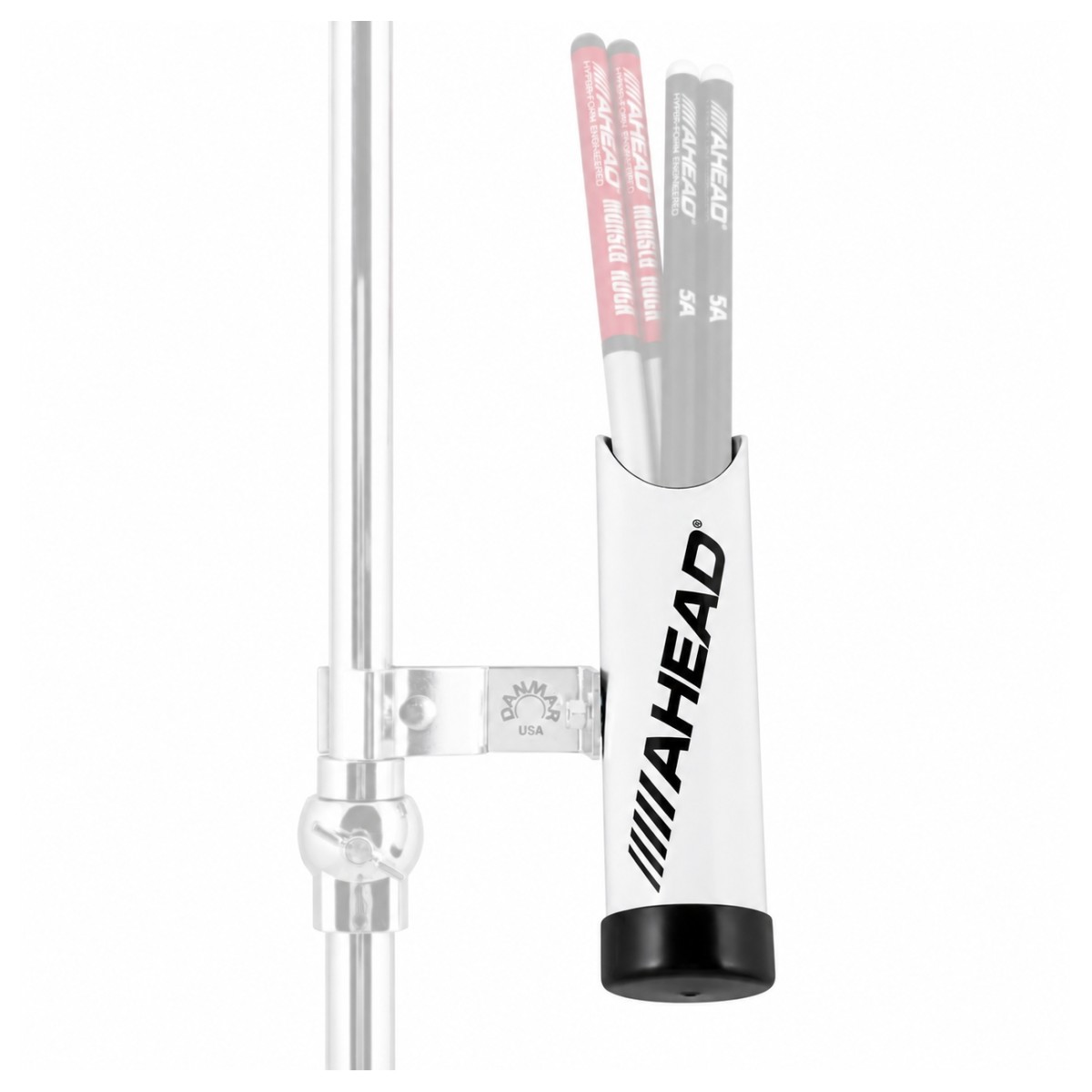 Ahead Aluminium Drum Stick Holder White Powder Coated