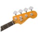 Fender American Ultra II Meteora Bass, Ebony Fingerboard, Ultraburst - headstock