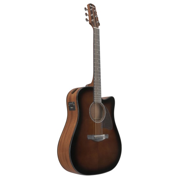 Ibanez AAD51CE Advanced Acoustic, Dark Violin Sunburst - side view