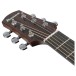 Ibanez AAD51CE Advanced Acoustic, Dark Violin Sunburst - headstock