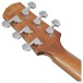 Ibanez AAD51CE Advanced Acoustic, Dark Violin Sunburst - back of headstock