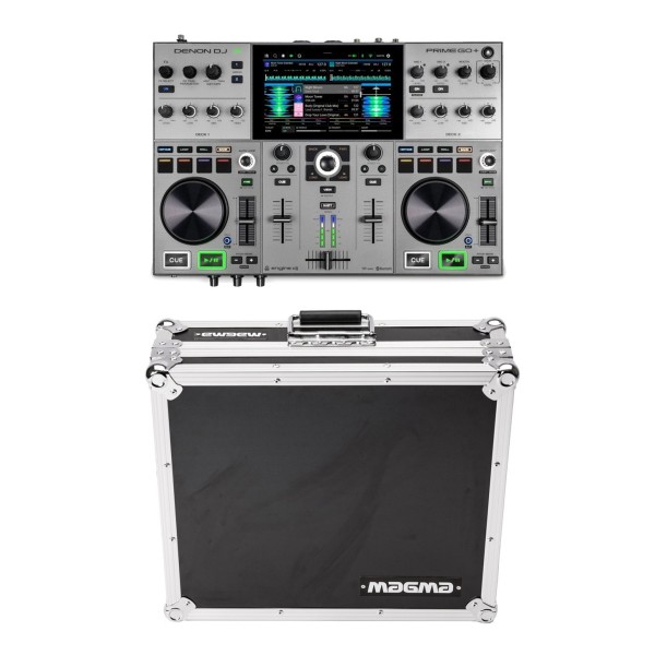 Denon DJ Prime GO+ and Magma DJ Controller Case Bundle - Full Package