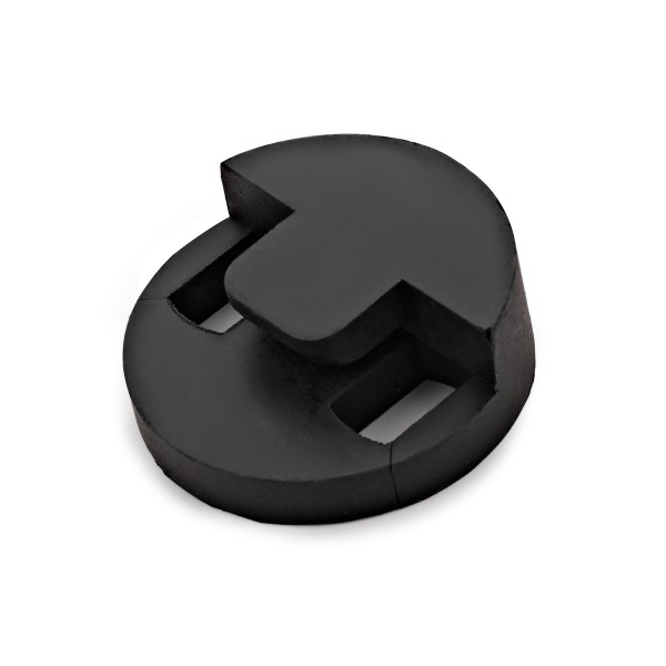 Round Rubber Double Bass Mute by Gear4music
