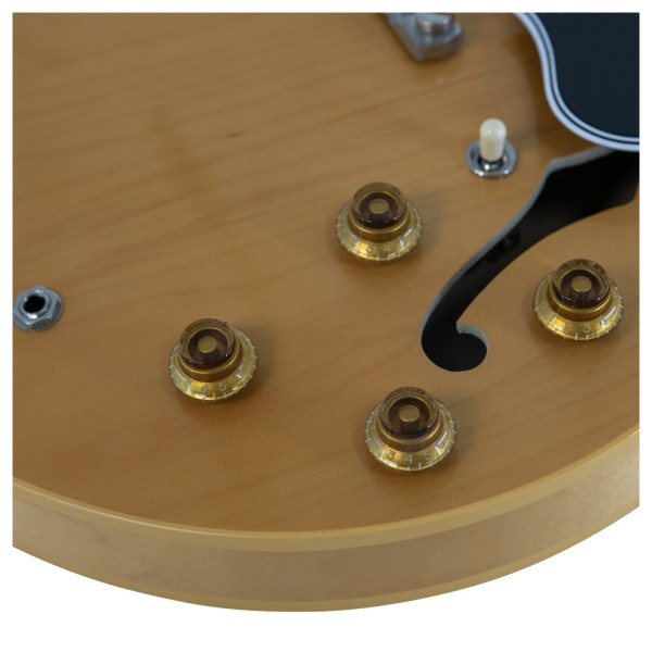 Gibson Custom 1959 ES-335 Reissue Ultra Light Aged, Vintage Natural - controls