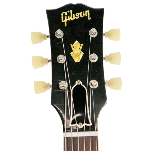 Gibson Custom 1959 ES-335 Reissue Ultra Light Aged, Vintage Natural - headstock