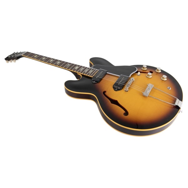 Gibson Custom Shop 1962 ES-330 Reissue, Vintage Burst #160157 - angled shot