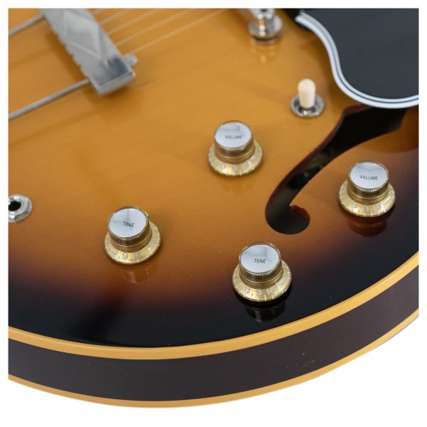 Gibson Custom Shop 1962 ES-330 Reissue, Vintage Burst #160157 - controls
