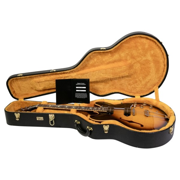 Gibson Custom Shop 1962 ES-330 Reissue, Vintage Burst #160157 - guitar in case