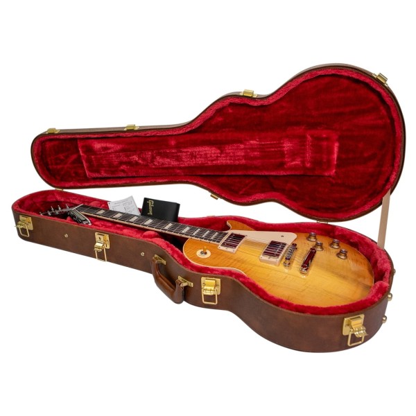 Gibson Les Paul Standard 60s Figured Top, Unburst #232450054 - gutar in case