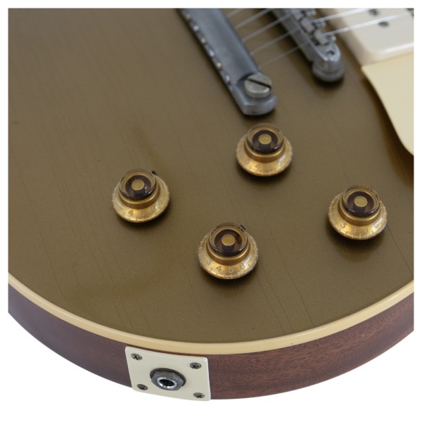 Gibson Custom 1956 Les Paul Goldtop Reissue Ultra Light Aged #65369 - controls