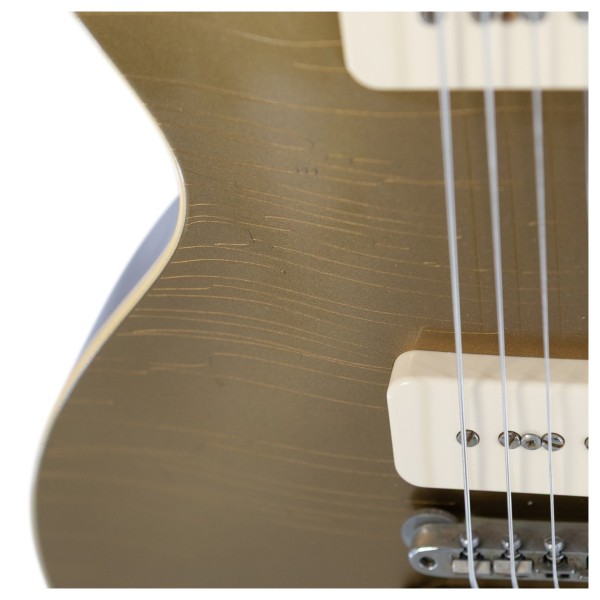 Gibson Custom 1956 Les Paul Goldtop Reissue Ultra Light Aged #65369 - fnish checking by the pickups