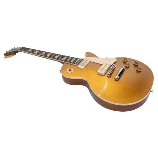 Gibson Les Paul Standard 50s P90, Gold Top #201660156 - angled shot