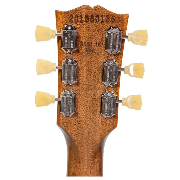 Gibson Les Paul Standard 50s P90, Gold Top #201660156 - back of headstock