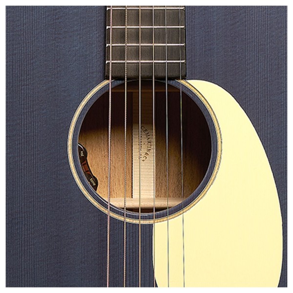 Martin 00L-16E, Blue Denim - soundhole