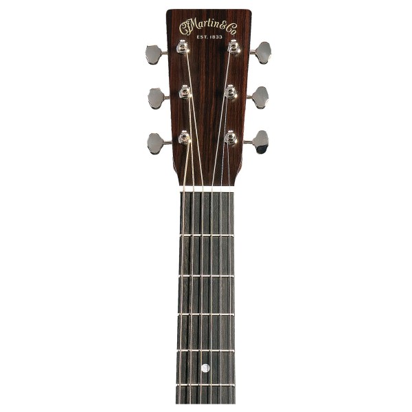 Martin 00L-16E, Black Smoke - headstock