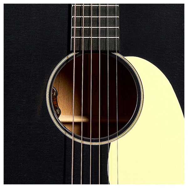 Martin DSS-16E Slope Shoulder, Black Smoke - soundhole