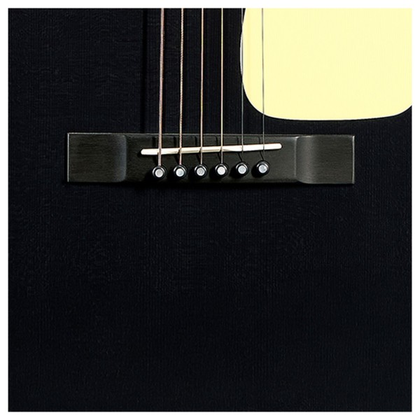 Martin DSS-16E Slope Shoulder, Black Smoke - bridge