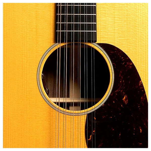 Martin Grand J-16E 12-String, Vintage Tint - soundhole