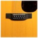 Martin Grand J-16E 12-String, Vintage Tint - bridge
