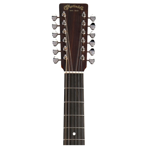 Martin Grand J-16E 12-String, Vintage Tint - headstock