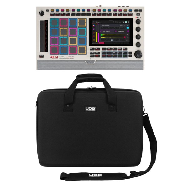 Akai MPC Live III Retro Version and UDG Creator Case Bundle - Full Package