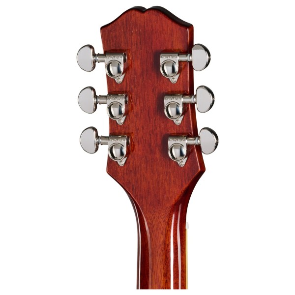 Epiphone Les Paul Standard 60s Figured, Iced Tea Burst - back of headstock