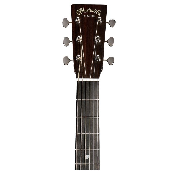 Martin J-16E, Cream - headstock