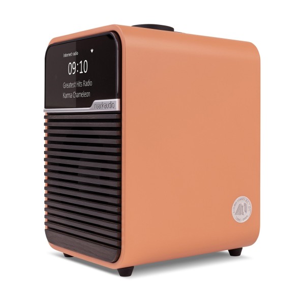 Ruark Audio R1S Smart Radio, Terracotta - left 