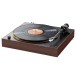 FiiO TT11 Automatic Record Player, Brown - Angled (no cover)