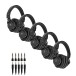 SubZero HFH100 Hi-Fi Headphones with Detachable Cable, Pack of 5