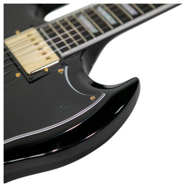 Gibson SG Modern Plain Top, Ebony #218950203 - lower horn
