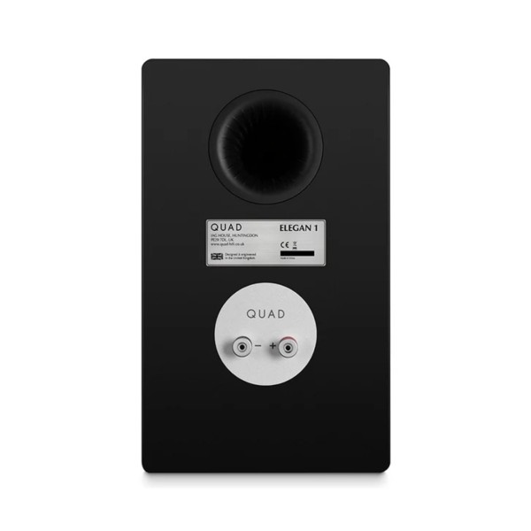 Quad Elegan 1 Standmount Speaker (Pair), Walnut rear 