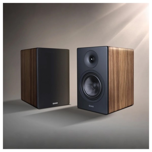 Quad Elegan 1 Standmount Speaker (Pair), Walnut 3