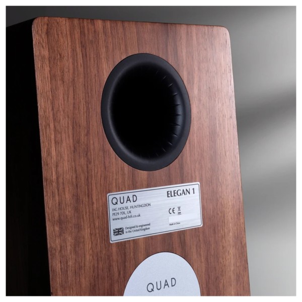 Quad Elegan 1 Standmount Speaker (Pair), Walnut - lifestyle 6