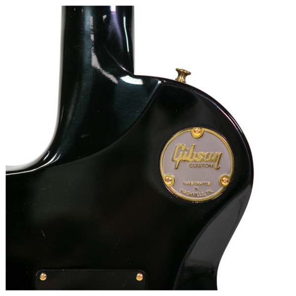 Gibson Custom Les Paul Axcess Custom Floyd Rose, Ebony #CS503478 - Gibson Custom Shop badge