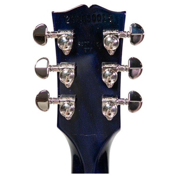 Gibson Les Paul Standard 60s Figured Top, Blueberry Burst #230850015 - back of headstock