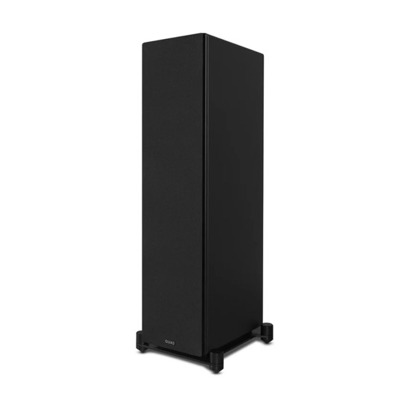 Quad Elegan 2 Floorstanding Speaker (Pair), Matte Black - grille