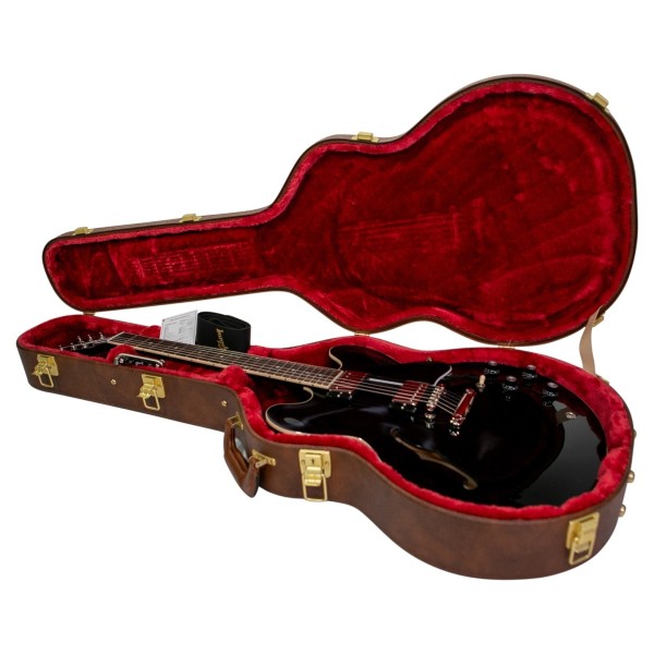 Gibson ES-335, Vintage Ebony #200960050 - guitar in case